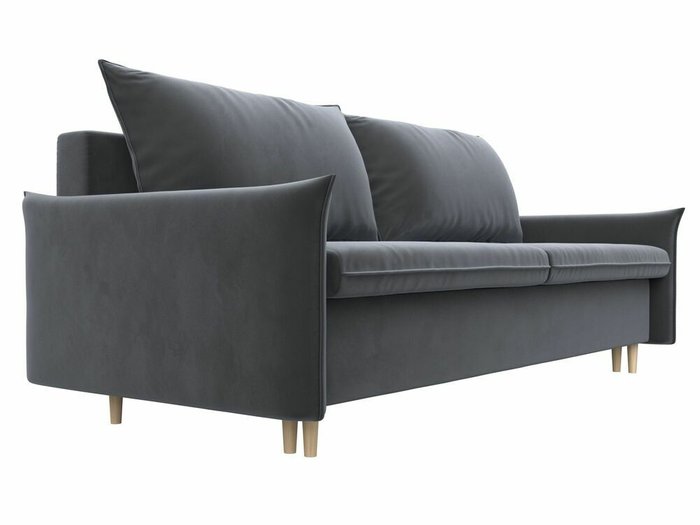 Прямой диван-кровать Хьюстон серого цвета - лучшие Прямые диваны в INMYROOM