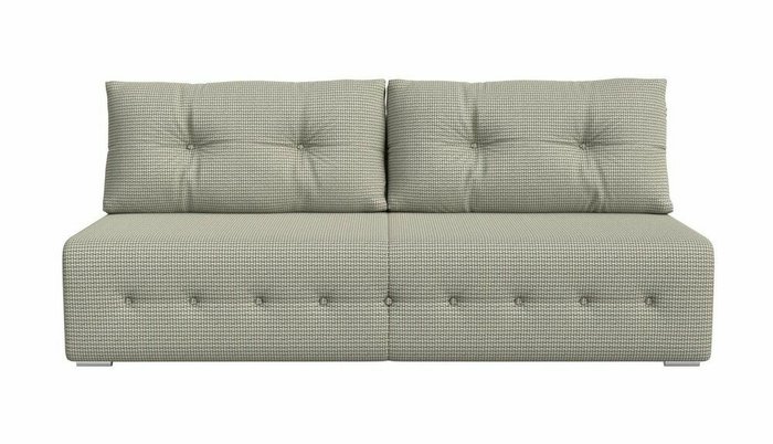 Прямой диван-кровать Лондон серо-бежевого цвета - купить Прямые диваны по цене 29999.0