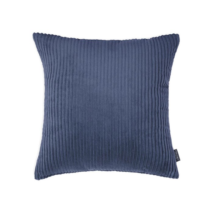 Декоративная подушка Cilium Indigo синего цвета  