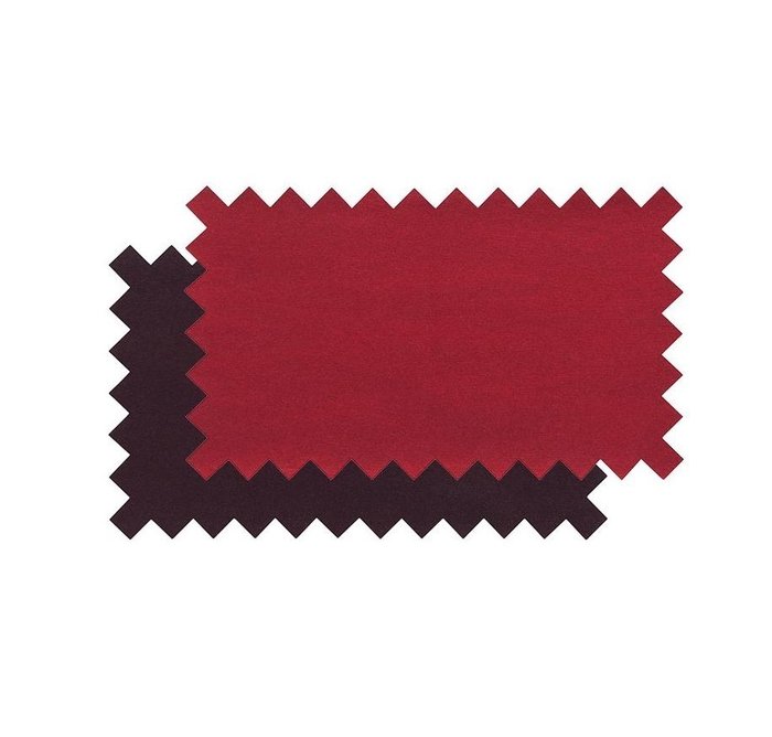 Ковер Zig Zag красно-бордового цвета 80х145