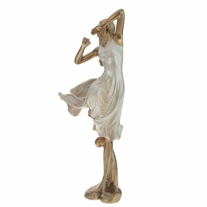 Фигурка декоративная Девушка белого цвета - лучшие Фигуры и статуэтки в INMYROOM