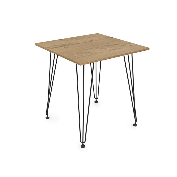 Обеденный стол Elegant 70х70 светло-коричневого цвета