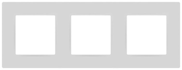 Рамка Классик Б0067720 (пластик, цвет белый) Рамка Классик Б0067720 (пластик, цвет белый)