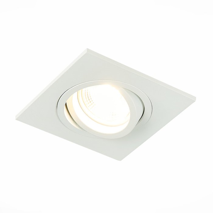 Встраиваемый светильник Shining белого цвета - лучшие Встраиваемые споты в INMYROOM