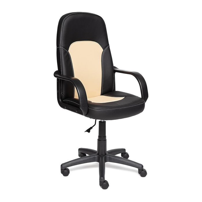 Кресло офисное Parma черно-бежевого цвета