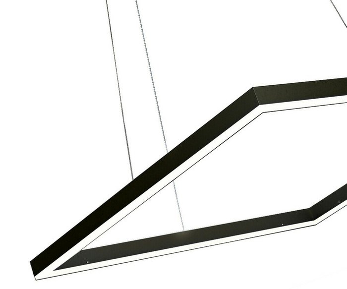 Подвесной светодиодный светильник Альтис черного цвета - купить Подвесные светильники по цене 15900.0