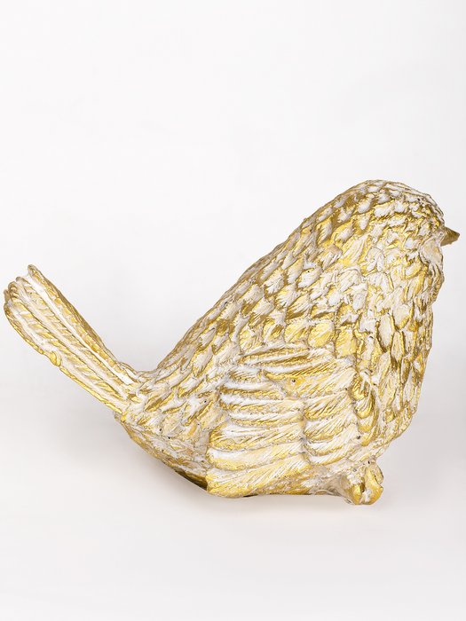 Фигурка Птичка золотого цвета - лучшие Фигуры и статуэтки в INMYROOM