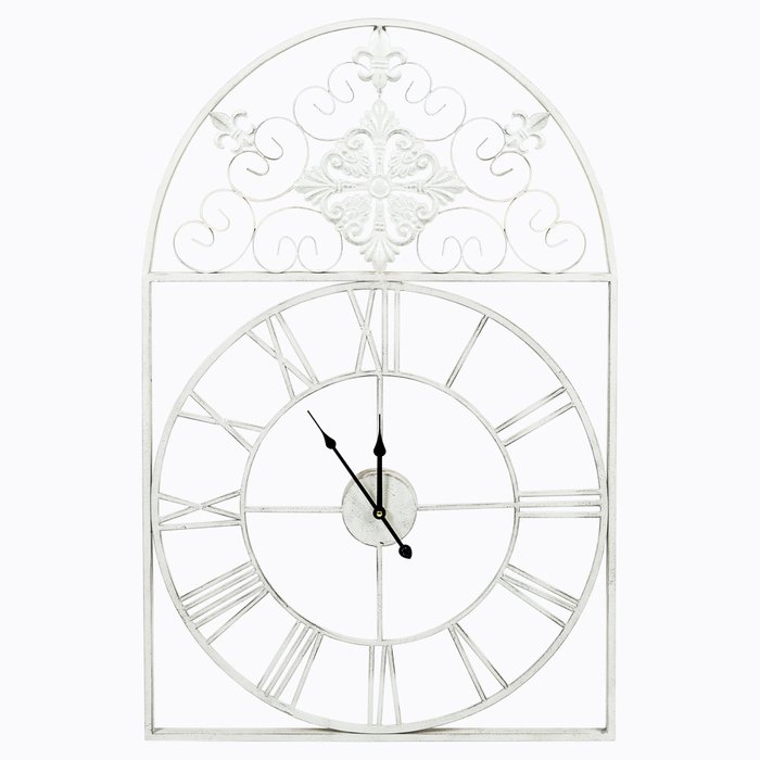 Часы настенные "Кружево небес" античный белый