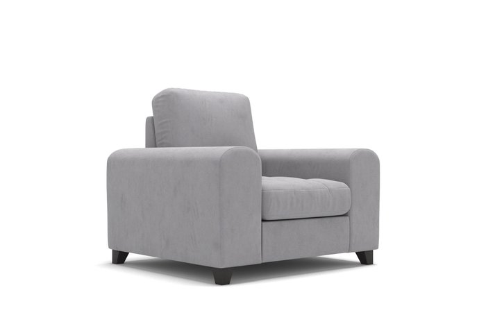 Кресло Vittorio MT светло-серого цвета - купить Интерьерные кресла по цене 31400.0