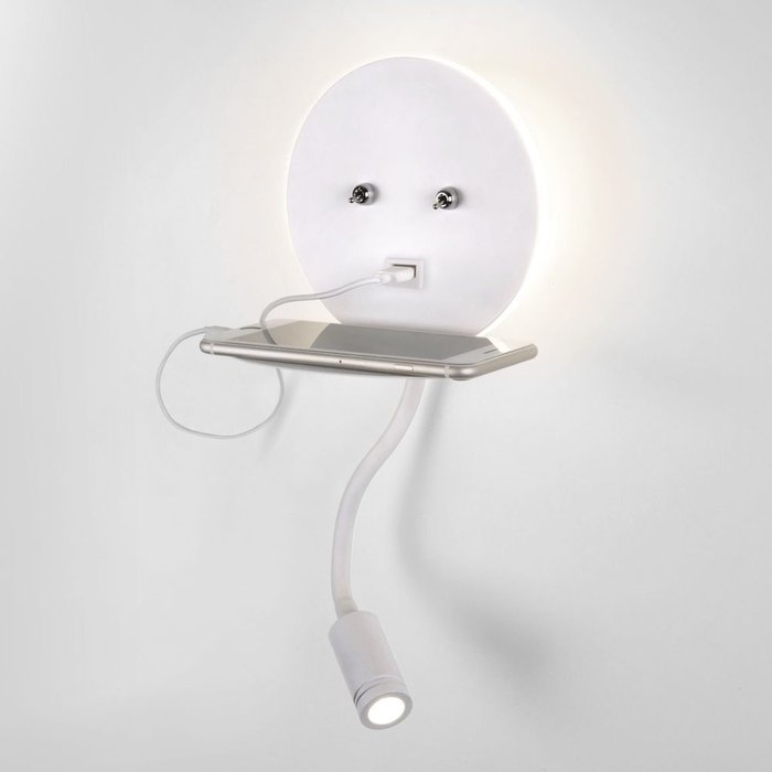 Настенный светильник Lungo LED белый MRL LED 1017 Настенный светильник Lungo LED белый MRL LED 1017