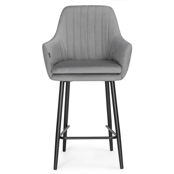 Полубарный стул Райнер серого цвета - купить Барные стулья по цене 8190.0