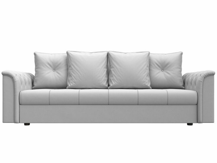 Диван-кровать Сиеста белого цвета (экокожа) - купить Прямые диваны по цене 39999.0