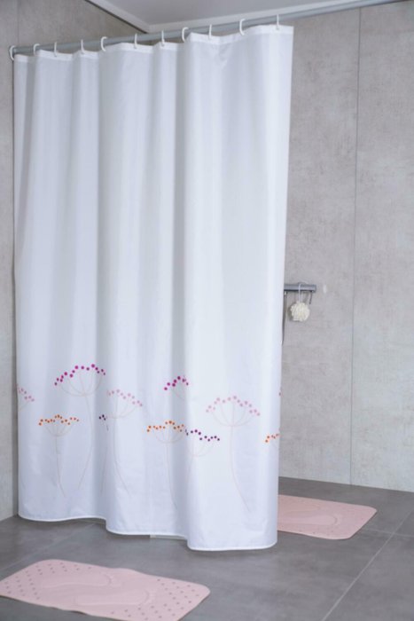 Штора для ванных комнат Flora цветной - купить Шторки для душа по цене 3013.0