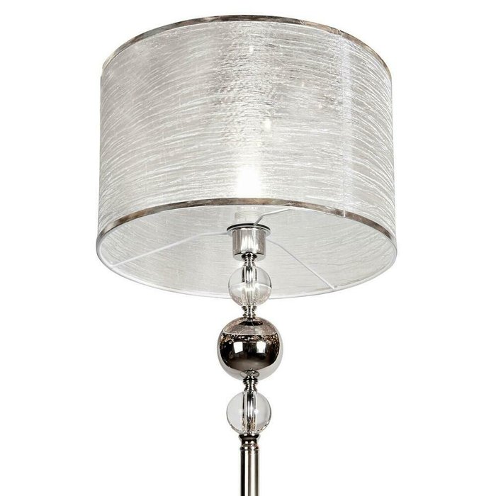 Торшер iLamp Chelsea F2400-1 Nickel - купить Торшеры по цене 23890.0