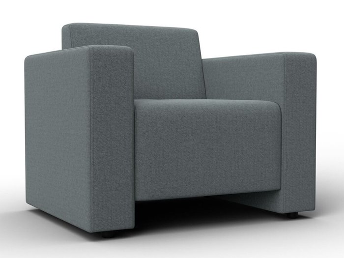 Кресло Лига-093 серого цвета 