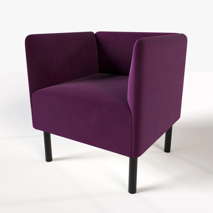 Кресло Монреаль фиолетового цвета
