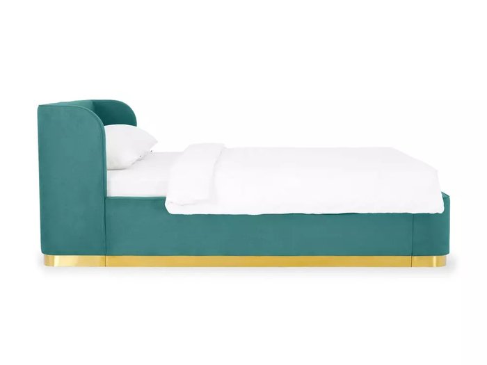 Кровать Vibe 160х200 бирюзового цвета с подъемным механизмом - лучшие Кровати для спальни в INMYROOM