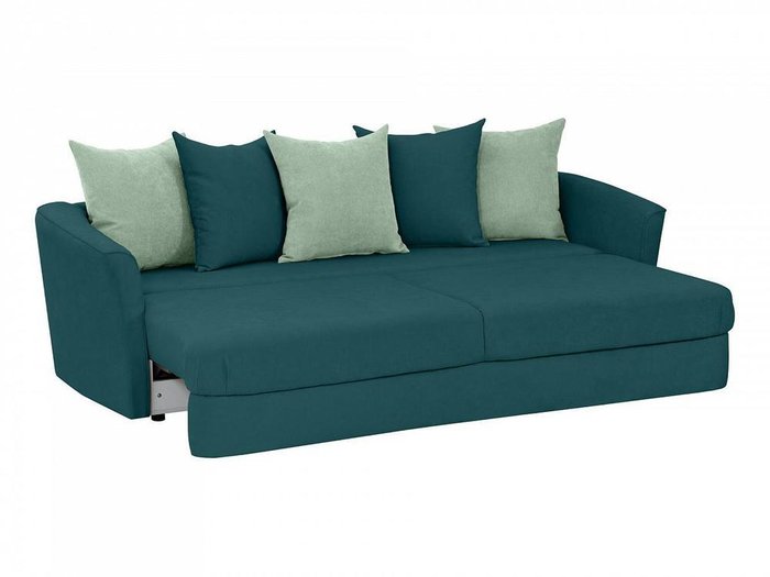 Диван-кровать California сине-зеленого цвета - лучшие Прямые диваны в INMYROOM