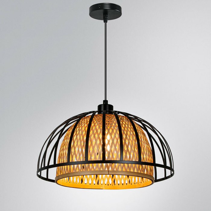 Подвесной светильник Arte Lamp WOODSTOCK A7071SP-1BK - купить Подвесные светильники по цене 10990.0