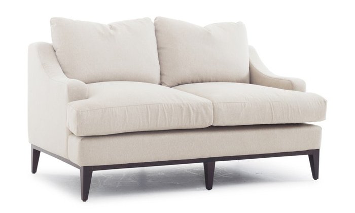 Прямой диван белого цвета - купить Прямые диваны по цене 52500.0
