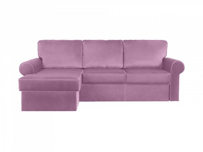 Угловой диван-кровать Murom лилового цвета
