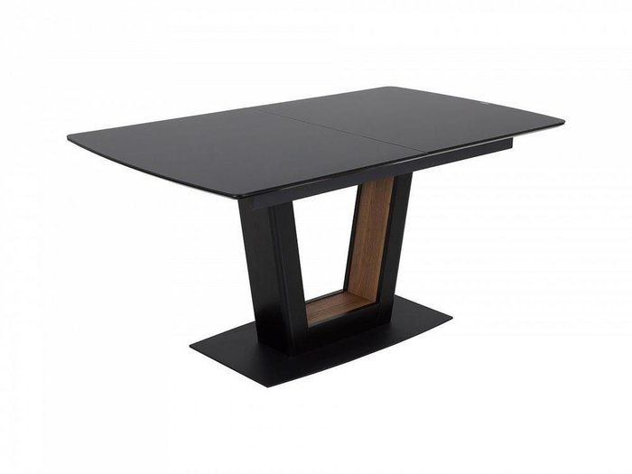 Раздвижной обеденный стол Wish со столешницей черного цвета - купить Обеденные столы по цене 64900.0