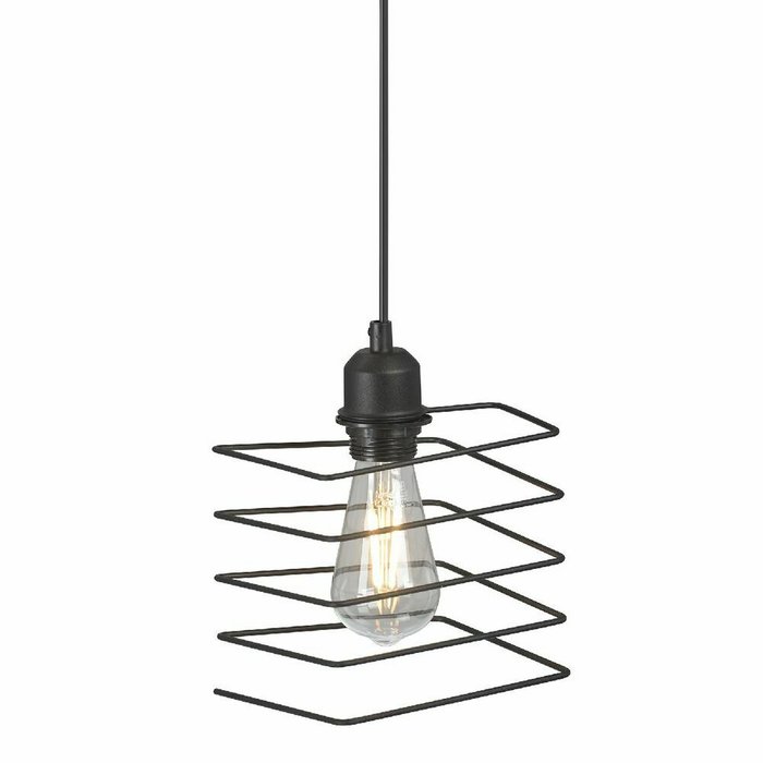 Подвесной светильник V2853-1/1S (металл, цвет черный) - лучшие Подвесные светильники в INMYROOM