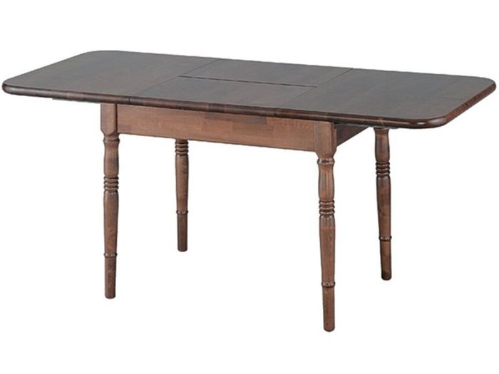 Стол раздвижной Визави темно-коричневого цвета - лучшие Обеденные столы в INMYROOM