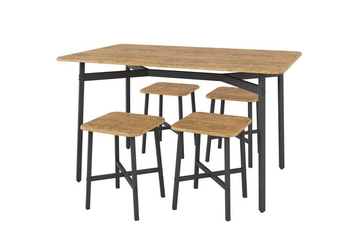 Стол обеденный Кросс цвета дуб американский - купить Обеденные столы по цене 11485.0