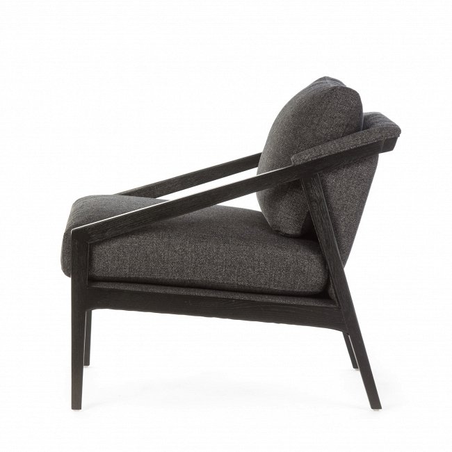 Кресло Earl Chair темно-срого цвета - купить Интерьерные кресла по цене 53240.0