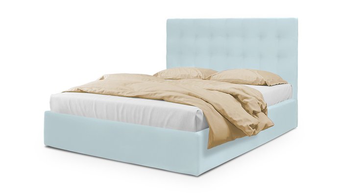Кровать Адель 180х200 голубого цвета