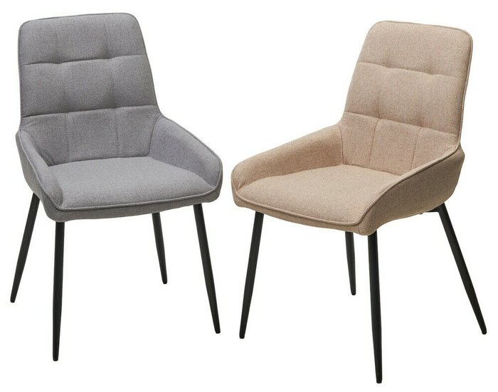 Стул Caracas серого цвета - лучшие Обеденные стулья в INMYROOM