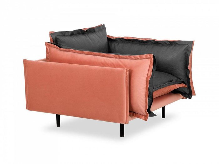 Кресло Barcelona кораллово-серого цвета  - лучшие Интерьерные кресла в INMYROOM