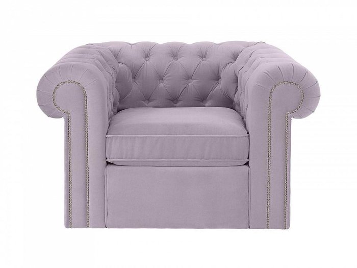 Кресло Chesterfield лилового цвета