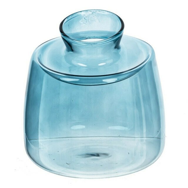 Стеклянная ваза H10 голубого цвета - купить Вазы  по цене 1040.0