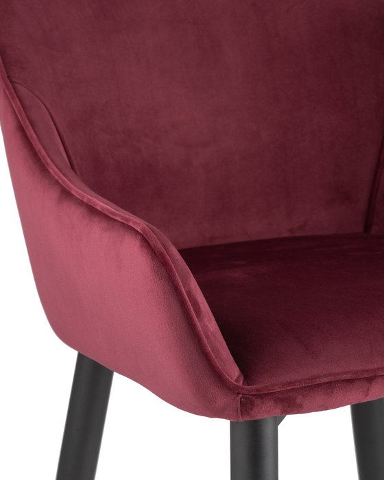 Стул Диана бордового цвета  - купить Обеденные стулья по цене 18290.0