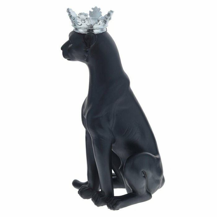 Фигурка декоративная Черная кошка черного цвета - лучшие Фигуры и статуэтки в INMYROOM