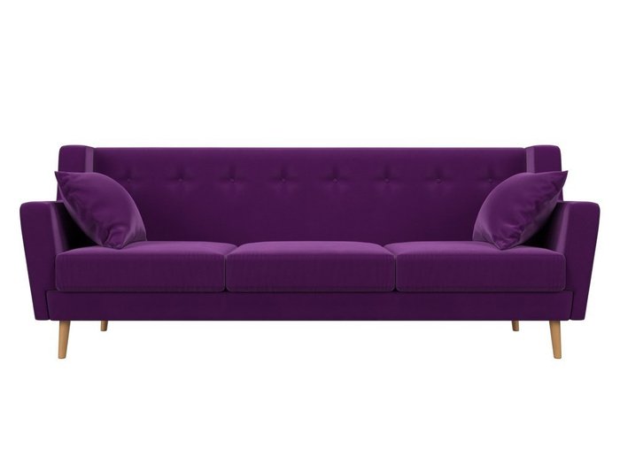 Диван Брайтон фиолетового цвета - купить Прямые диваны по цене 36999.0