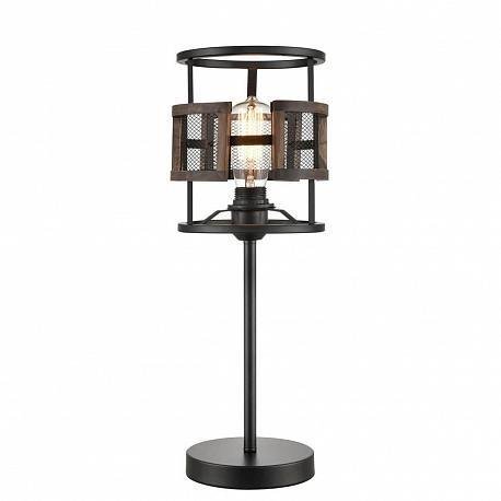 Настольная лампа Legion с деревянными вставками - купить Настольные лампы по цене 7630.0