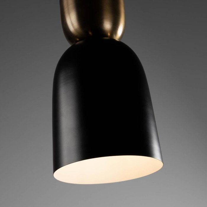 Подвесной светильник Sacmis черного цвета - купить Подвесные светильники по цене 9490.0