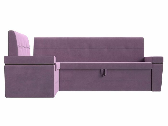 Угловой диван-кровать Деметра сиреневого цвета левый угол - купить Угловые диваны по цене 43999.0
