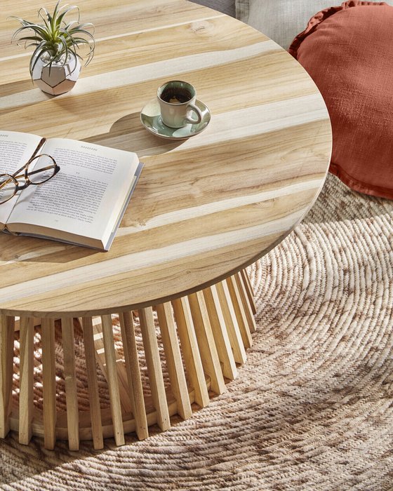 Кофейный столик Irune из тикового дерева - лучшие Журнальные столики в INMYROOM