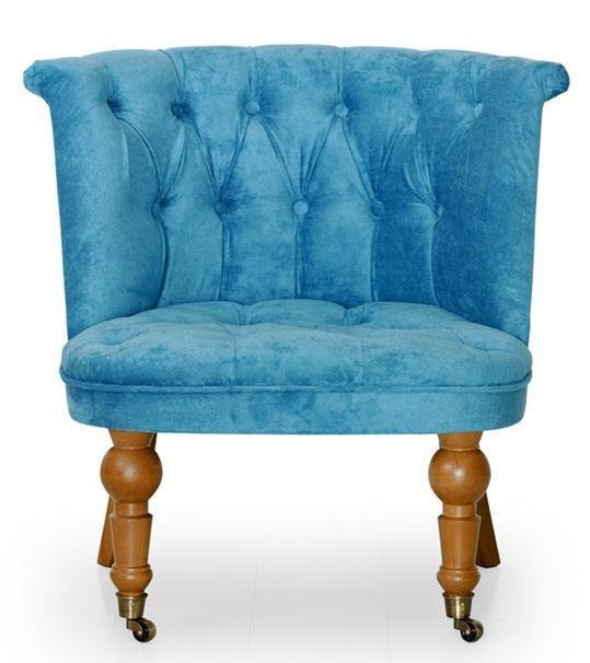 Кресло Мока Bouji Chair дизайн 1 голубого цвета - купить Интерьерные кресла по цене 19900.0
