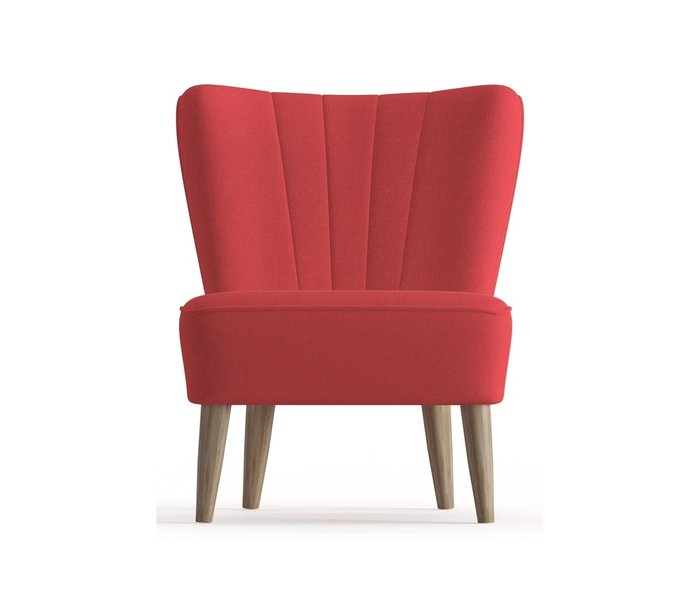 Кресло Пальмира красного цвета - купить Интерьерные кресла по цене 16490.0