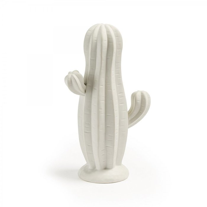 Керамическая фигурка Lode Cactus белого цвета