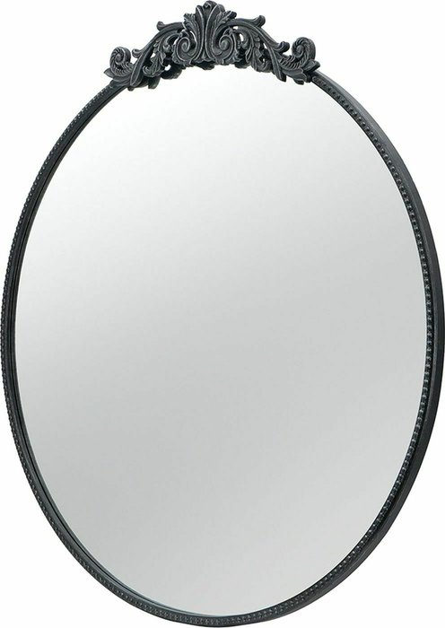 Настенное зеркало 91х98 в раме черного цвета - купить Настенные зеркала по цене 22509.0