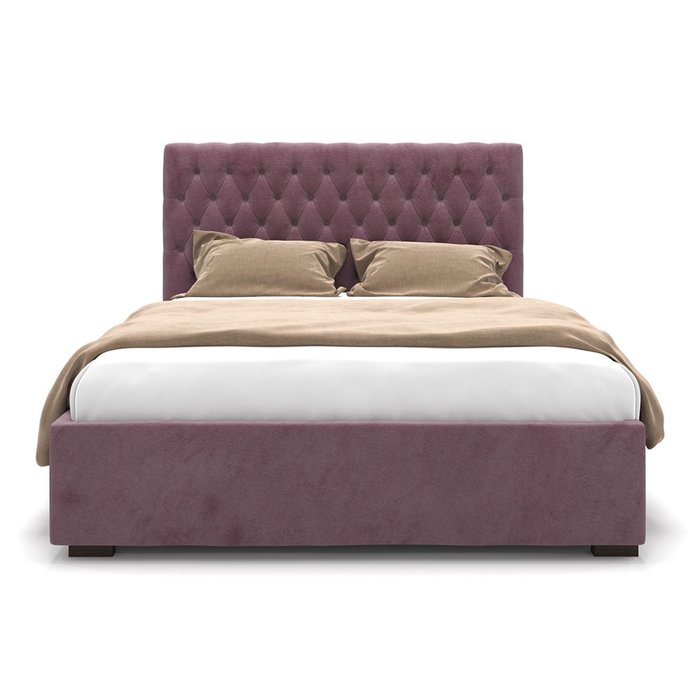 Кровать Emily фиолетового цвета с подъемным механизмом 180х200 - лучшие Кровати для спальни в INMYROOM