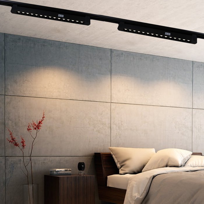 Трековый светильник Reluce 06185-9.3-001C LED30W BK - лучшие Трековые светильники в INMYROOM Трековый светильник Reluce 06185-9.3-001C LED30W BK - лучшие Трековые светильники в INMYROOM