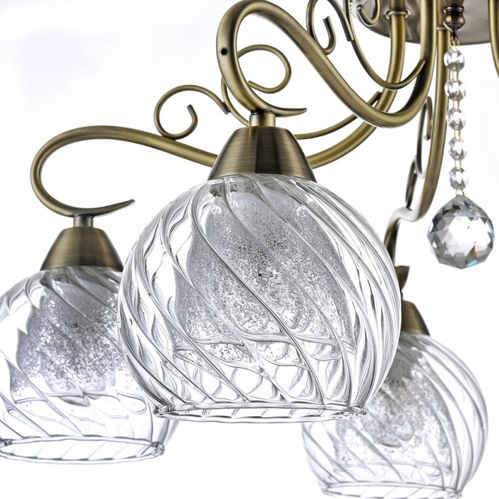 Потолочный люстра Nella с металлическим основанием - купить Потолочные люстры по цене 10990.0