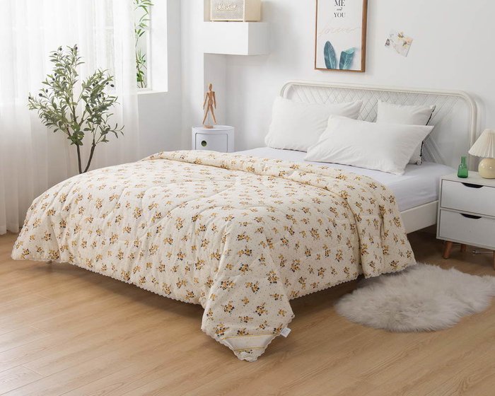 Одеяло Бони 160х220 кремового цвета - купить Одеяла по цене 7742.0